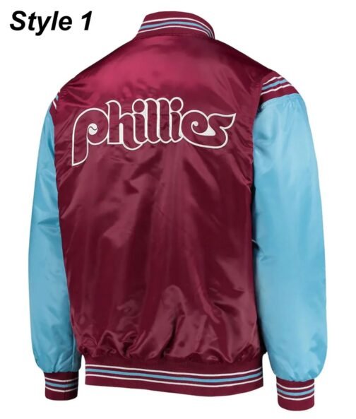 Philadelphia Phillies Satin Jacket - Image 4