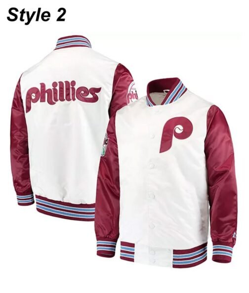 Philadelphia Phillies Satin Jacket - Image 9