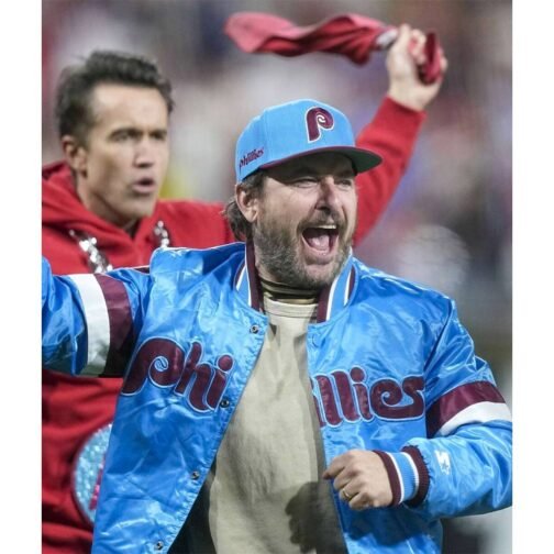 Charlie Day Philadelphia Phillies Jacket - Image 5