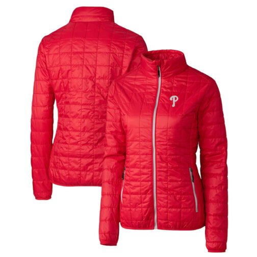 Philadelphia Phillies Quilted Puffer Full-Zip Jacket - Image 7