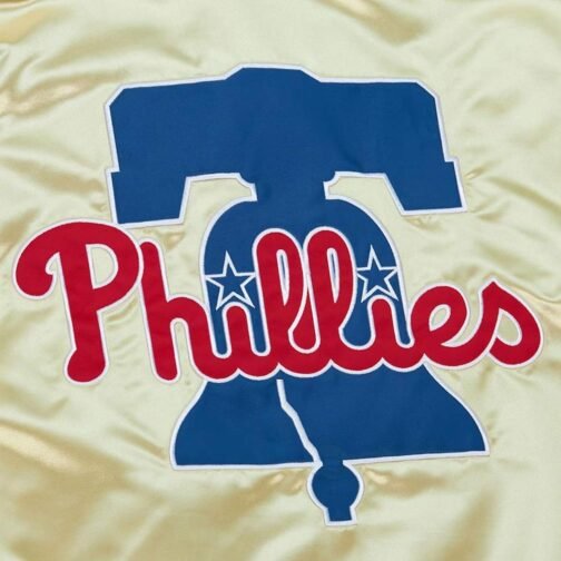 Philadelphia Phillies Gold OG 2.0 Lightweight Satin Jacket - Image 4