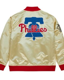 Philadelphia Phillies Gold OG 2.0 Lightweight Satin Jacket