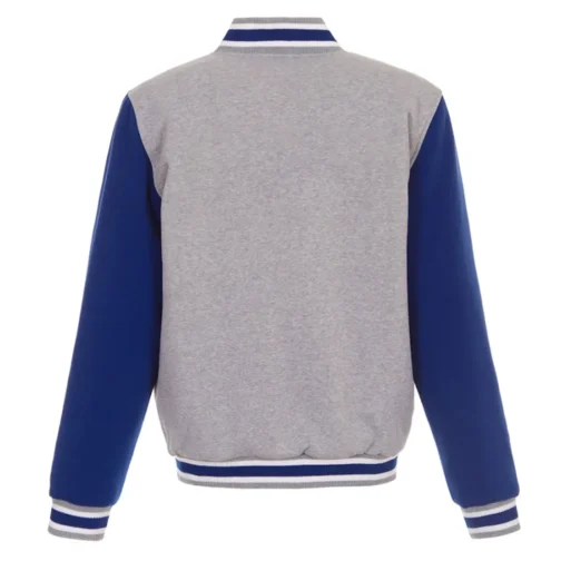 Philadelphia Phillies Gray and Royal Varsity Wool Jacket - Image 2