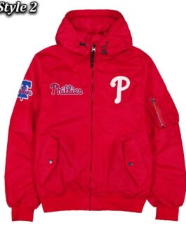 Philadelphia Phillies Historic L-2B Hooded Bomber Jacket