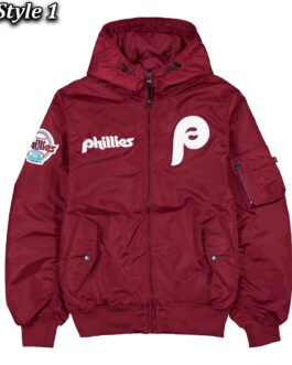 Philadelphia Phillies Historic L-2B Hooded Bomber Jacket