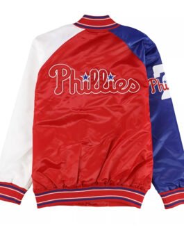 Philadelphia Phillies Hometown Varsity Satin Jacket
