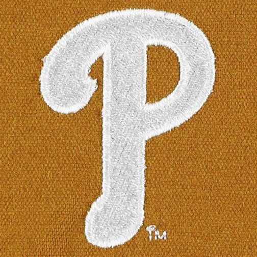 Philadelphia Phillies Tri-Blend Journey Tan Brown Cotton Jacket - Image 4