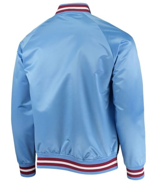 Philadelphia Phillies Satin Raglan Full-Snap Jacket - Image 3