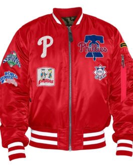 Philadelphia Phillies Bomber MA-1 Jacket