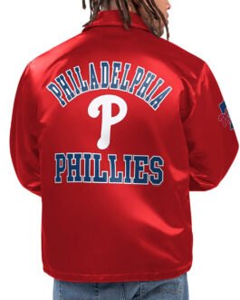 Philadelphia Phillies Option Route Coaches Jacket