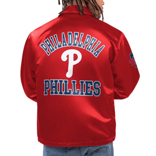 Philadelphia Phillies Option Route Coaches Jacket - Image 2