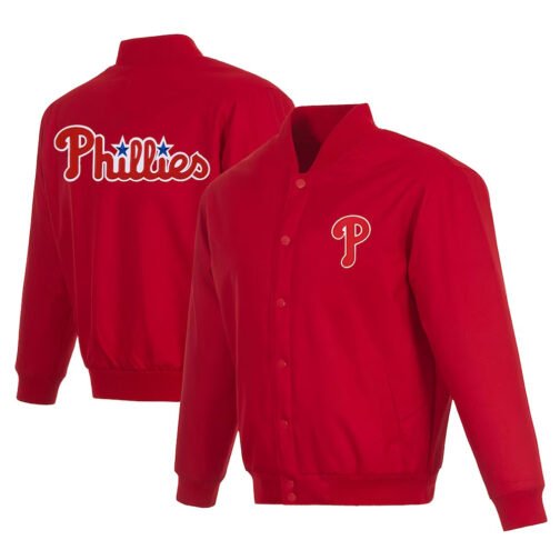 Philadelphia Phillies Poly-Twill Jacket - Image 5