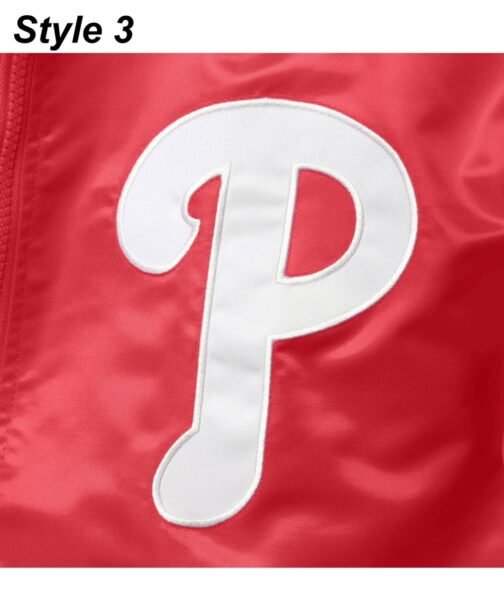 Philadelphia Phillies Satin Jacket - Image 12