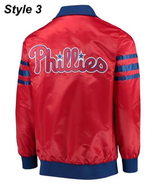 Philadelphia Phillies Satin Jacket - Image 6