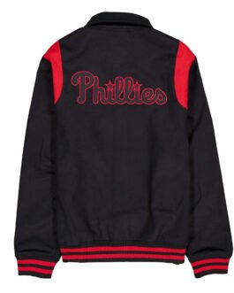 Philadelphia Phillies Sport Night Teddy Varsity Jacket