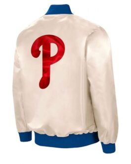 Philadelphia Phillies Starter White Satin Jacket