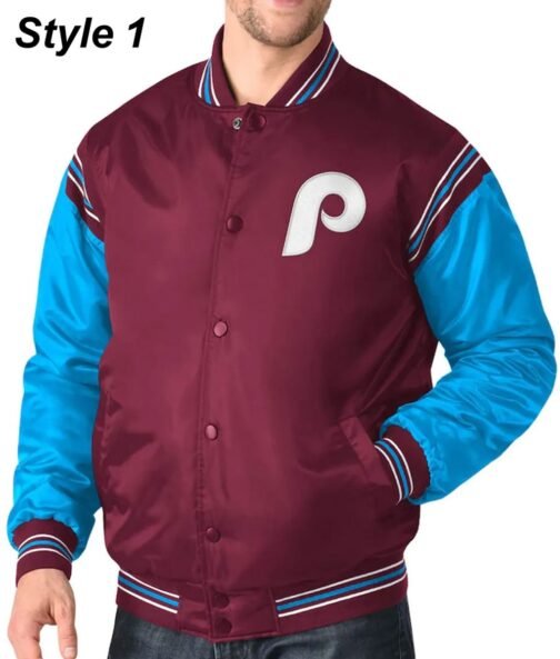 Philadelphia Phillies Satin Jacket - Image 11