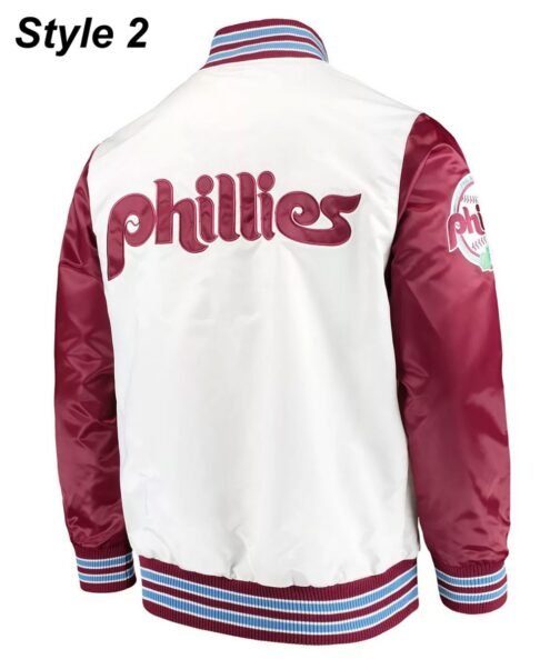 Philadelphia Phillies Satin Jacket - Image 5