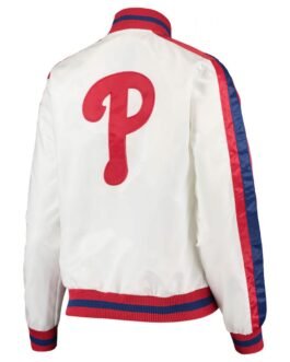 Philadelphia Phillies Starter White Satin Jacket