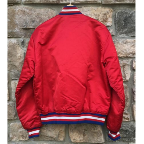 76ers Philadelphia Sixers Vintage Red Jacket - Image 6