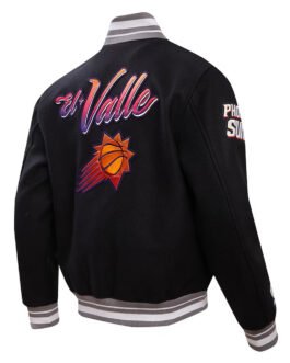 Phoenix Suns 2023/24 City Edition Black Varsity Jacket