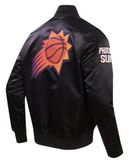 Phoenix Suns 2023/24 City Edition Black Satin Jacket