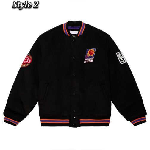 Phoenix Suns Black Wool Jacket - Image 3