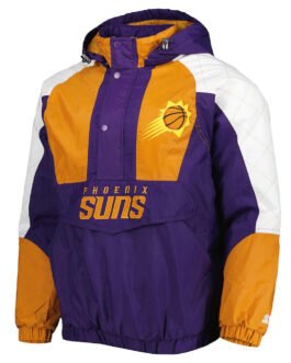 Body Check Phoenix Suns Half-Zip Hoodie Jacket