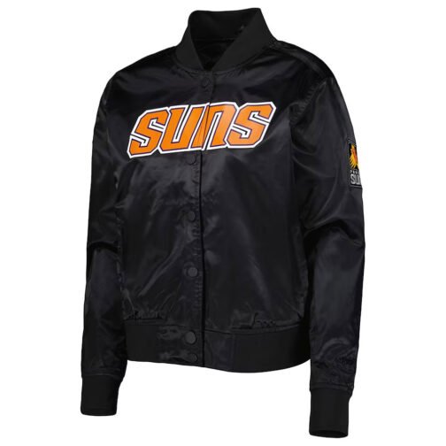 Classics Phoenix Suns Black Satin Jacket