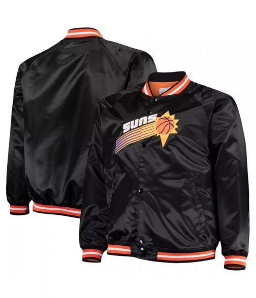 Phoenix Suns Hardwood Classics Satin Jacket - Image 6