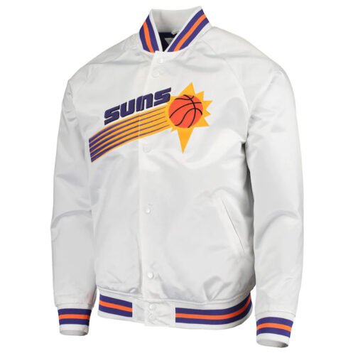 Phoenix Suns Hardwood Classics Satin Jacket - Image 2