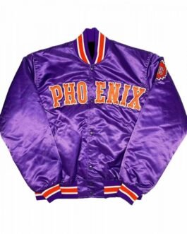 Phoenix Suns NBA Purple Bomber Jacket