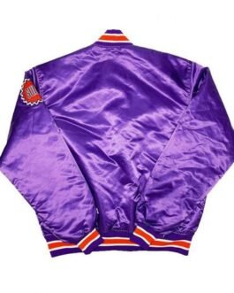 Phoenix Suns NBA Purple Bomber Jacket