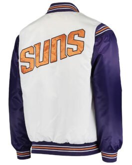 White/Purple Phoenix Suns Renegade Jacket