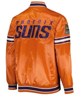 Phoenix Suns Slider Orange Satin Jacket