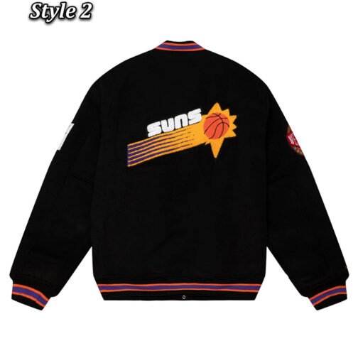 Phoenix Suns Black Wool Jacket - Image 4