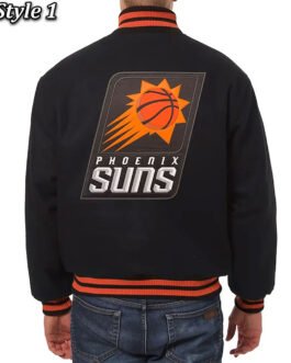 Phoenix Suns Black Wool Jacket