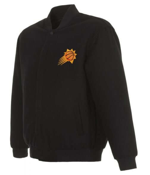 Varsity Phoenix Suns Black Wool Jacket