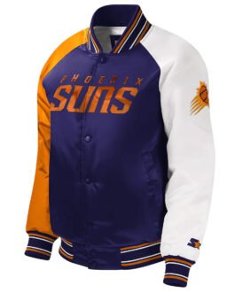 Youth Raglan Phoenix Suns Purple Jacket