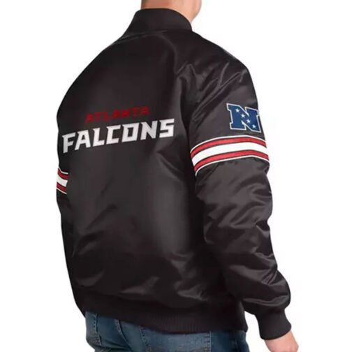 Pick and Roll Atlanta Falcons Satin Jacket - Image 4
