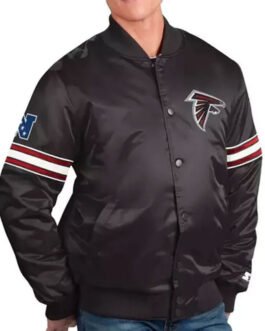 Pick and Roll Atlanta Falcons Satin Jacket