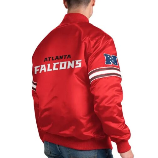 Pick and Roll Atlanta Falcons Satin Jacket - Image 3