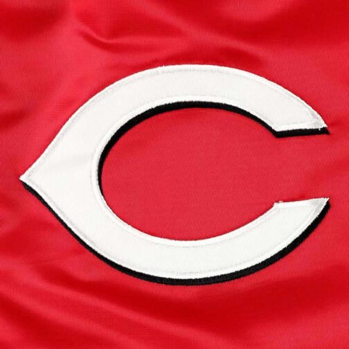 Cincinnati Reds Pick & Roll Red Satin Jacket - Image 4