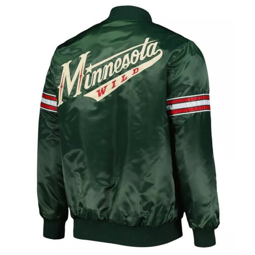 Pick & Roll Minnesota Wild Green Jacket - Image 2