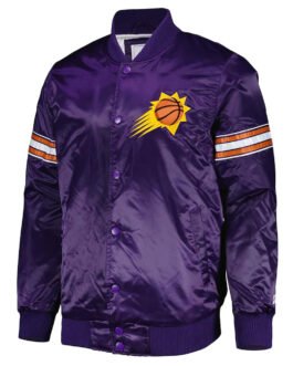 Phoenix Suns Pick & Roll Purple Satin Jacket