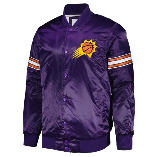 Phoenix Suns Pick & Roll Purple Satin Jacket
