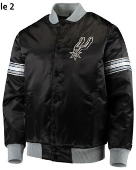 Pick & Roll San Antonio Spurs Black Jacket