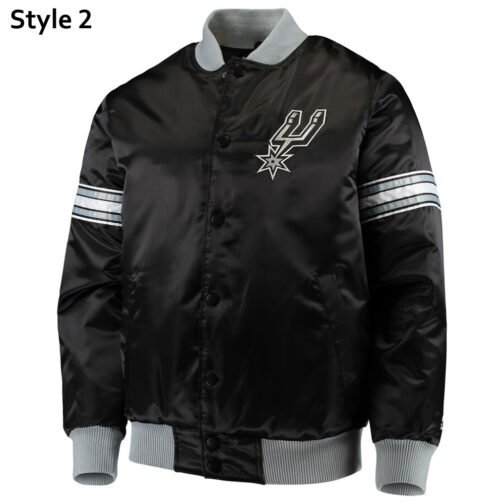 Pick & Roll San Antonio Spurs Black Jacket - Image 2