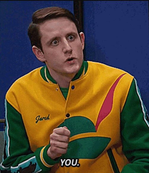 Zach Woods Silicon Valley Donald Dunn Varsity Jacket - Image 6