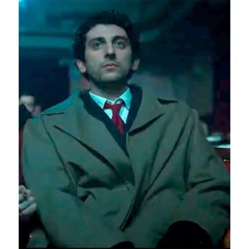 Robbing Mussolini Pietro Castellitto Cotton Coat - Image 4